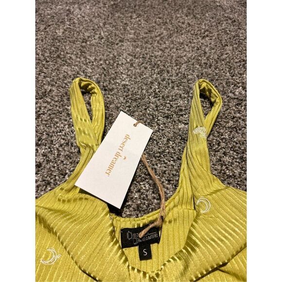 Desert Dreamer yellow bikini top size small - Picture 2 of 3